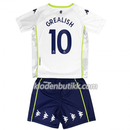 Aston Villa Jack Grealish 10 Barn Tredjedraktsett 2020-2021 Kortermet (+ Korte bukser)